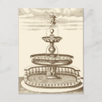 Courtyard Fountain with Ornamental Cherub