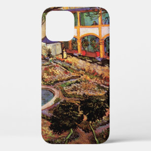 Courtyard of Hospital at Arles by Vincent van Gogh iPhone 12 Case