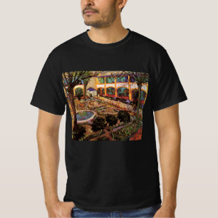 Courtyard of Hospital at Arles by Vincent van Gogh T-Shirt