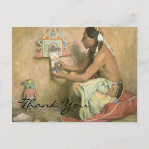 Couse's Hopi Katchina Postcard