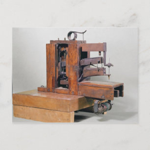 Couseuse', the first sewing machine, 1830 postcard