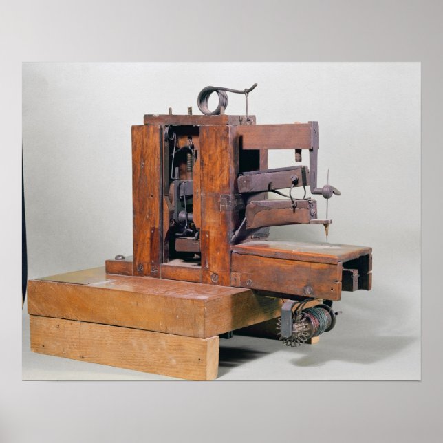 Couseuse', the first sewing machine, 1830 poster (Front)