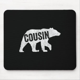 Cousin Bear Matching Family Camping Bear Funny Cou Mouse Pad