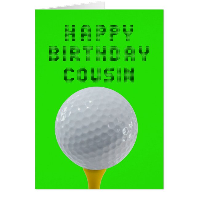 Cousin Birthday Golf (Front)