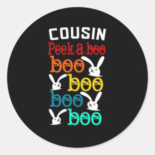 Cousin Bunny Game For Novelty Classic Round Sticker