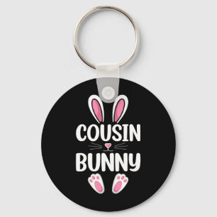 Cousin Bunny Matching Family Cousin Easter Day Key Ring