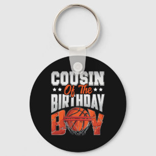 Cousin Bysketbyll Birthday Boy Family Byller B-day Key Ring