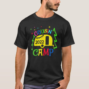 Cousin Camp 2022 Cousin Tribe Camping Crew Summer T-Shirt
