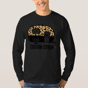 Cousin Camp 2022 Friends Summer Leopard Rv Camper T-Shirt