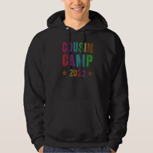 Cousin Camp 2022 Grandma Grandpa Sleepaway Sign Au Hoodie