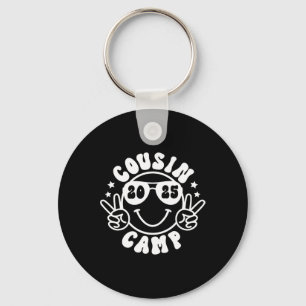 Cousin Camp 2025 Camper Camping Campfire Summer Va Key Ring