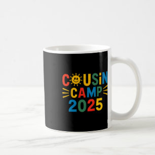 Cousin Camp 2025 Camping Campfire Lover Summer Vac Coffee Mug
