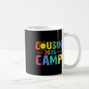 Cousin Camp 2025 Camping Campfire Summer Vacation  Coffee Mug