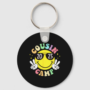 Cousin Camp 2025 Camping Campfire Summer Vacation  Key Ring