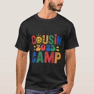 Cousin Camp 2025 Camping Campfire Summer Vacation T-Shirt