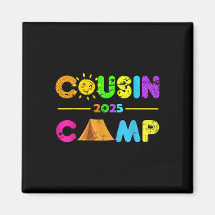 Cousin Camp 2025 Camping Summer Vacation 2025 Fami Magnet