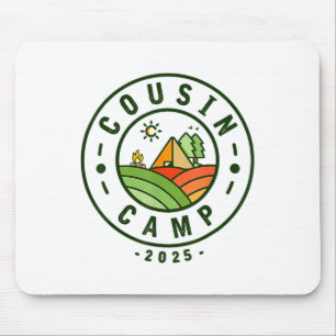 Cousin Camp 2025 Camping Tribe Summer Vacation Mouse Pad