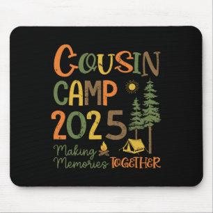 Cousin Camp 2025 Camping Trip Group Vacation Campf Mouse Pad