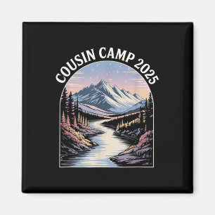 Cousin Camp 2025 Family Reunion Mountain Adventure Magnet