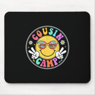 Cousin Camp 2025 Funny Camping Crew Summer Family Mouse Pad