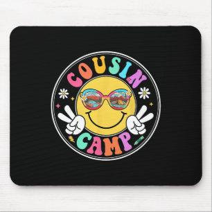 Cousin Camp 2025 Funny Camping Crew Summer Family Mouse Pad