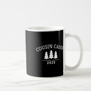 Cousin Camp 2025 Minimalist Tree Artwork Fun Summe Coffee Mug