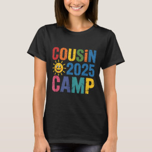 Cousin Camp 2025 Shirt - Colourful Family Reunion 