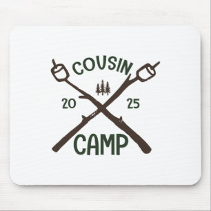 Cousin Camp 2025 Shirt Matching Group Camping Vaca Mouse Pad