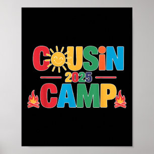 Cousin Camp 2025 Summer Cousin Summer Family Reuni Poster