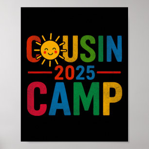 Cousin Camp 2025 Summer Vacation Family Gathering  Poster