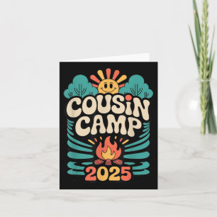 Cousin Camp 2025 Summer Vacation Trip Matching Fam Card