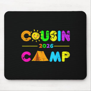 Cousin camp 2026 camping campfire summer vacation mouse pad