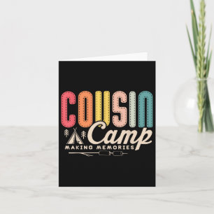 Cousin Camp Crew 2024 Making Memories Family Vacat Card