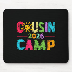 Cousin Camp Crew 2026 Summer Vacation Beach Family Mouse Pad