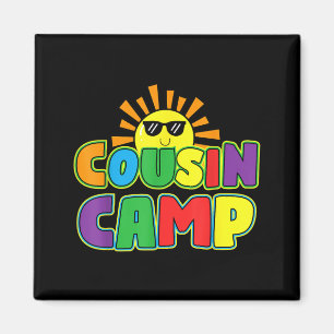 Cousin Camp Family Vacation Summer Camping Crew Magnet