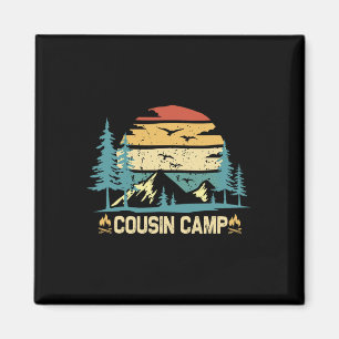 Cousin Camp Friends Summer Family Camping Vacation Magnet