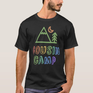 COUSIN CAMP Grandma Grandpa Sleepaway Camping Trip T-Shirt