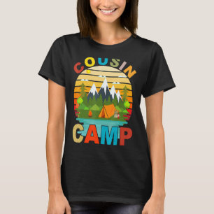 Cousin Camp Tribe Vacation Reunion Crew Camping Ou T-Shirt
