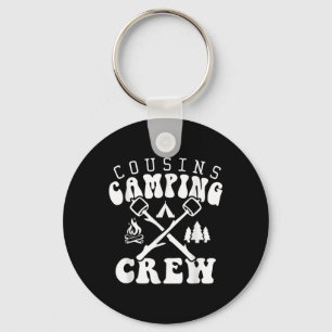 Cousin Camping Crew 2024 Shirt Family Vacation Cam Key Ring