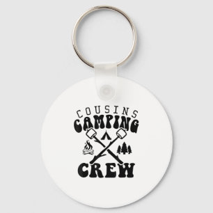 Cousin Camping Crew 2025 Shirt Family Vacation Cam Key Ring