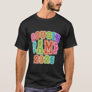 Cousin Camping Crew 2025 Spring Break Summer Trip T-Shirt
