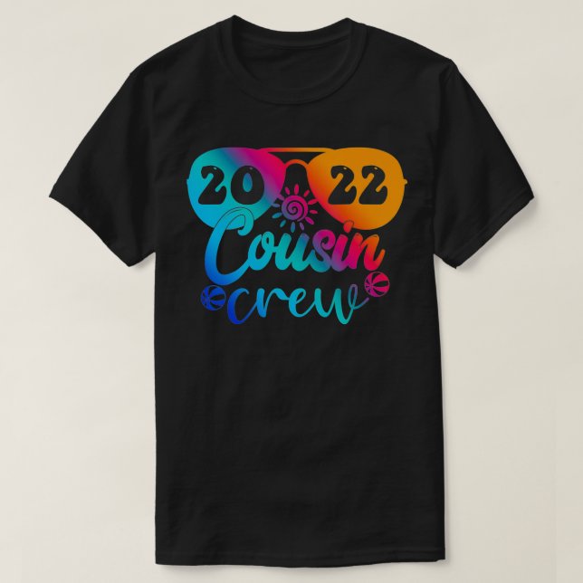 Cousin Crew 2022 Summer Vacation Beach Matching Fa T-Shirt (Design Front)