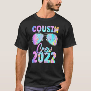 Cousin Crew 2022 Tie Dye Sunglasses Camping Men W T-Shirt
