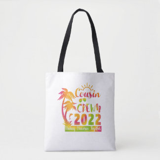 Cousin Crew 2022 Tie Dye Tote Bag