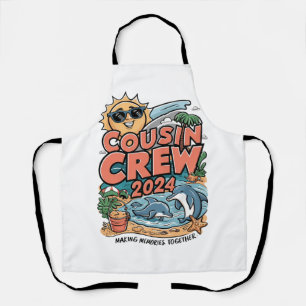 Cousin crew 2024 Summer Vacation Beach Family Trip Apron