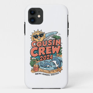 Cousin crew 2024 Summer Vacation Beach Family Trip iPhone 11 Case