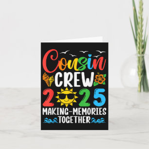 Cousin Crew 2025 Family Reunion Matching Family Va Card