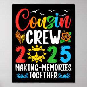 Cousin Crew 2025 Family Reunion Matching Family Va Poster
