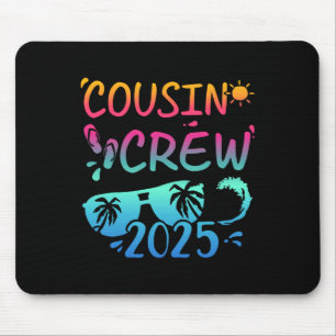 Cousin Crew 2025 For Summer Vacation Holiday Famil Mouse Pad