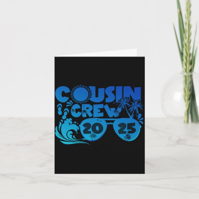 Cousin crew 2025 performance  card (Front)
